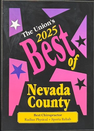The Union's 2025 Best of Nevada County award, Radius Physical + Sports Rehab